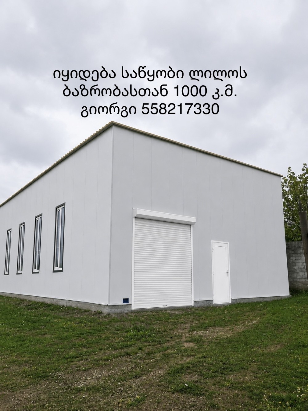 იყიდება საწყობი